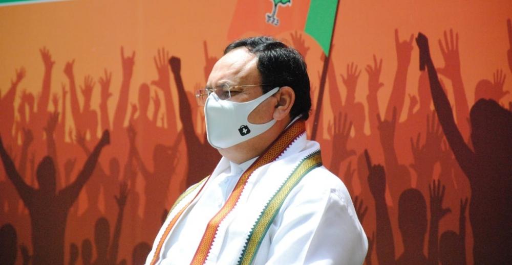 The Weekend Leader - Oppn parties becoming hindrance in fight against Covid: Nadda