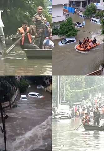 The Weekend Leader - Torrential Rains Submerge Nagpur: Army Called, 3 Dead, Thousands Affected