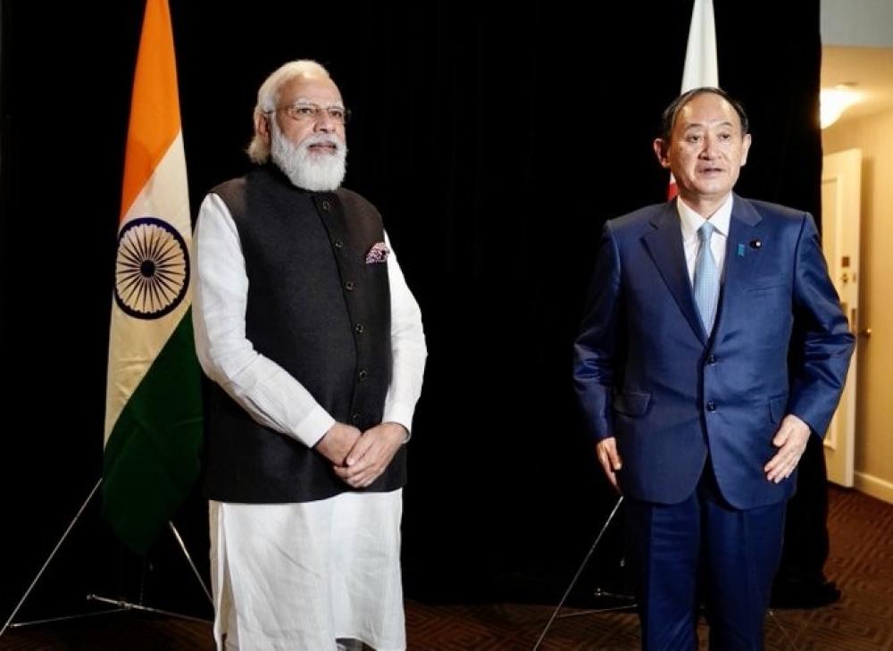 The Weekend Leader - Modi, Suga agree to promote defence, security cooperation