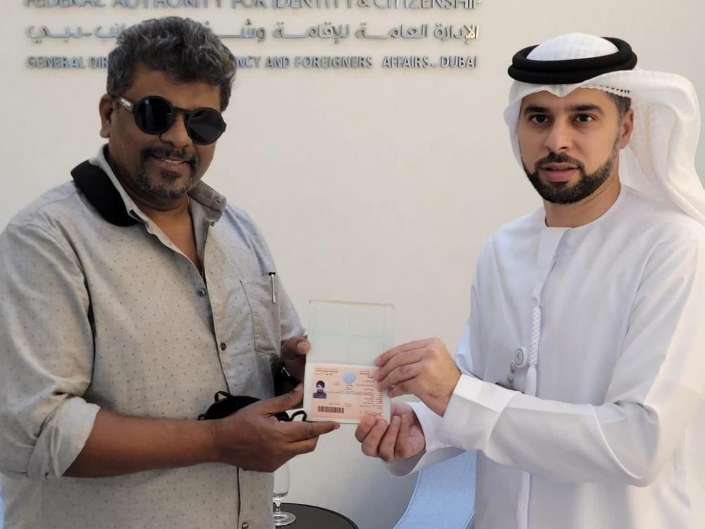 The Weekend Leader - National Award-winning Tamil director gets UAE Golden Visa