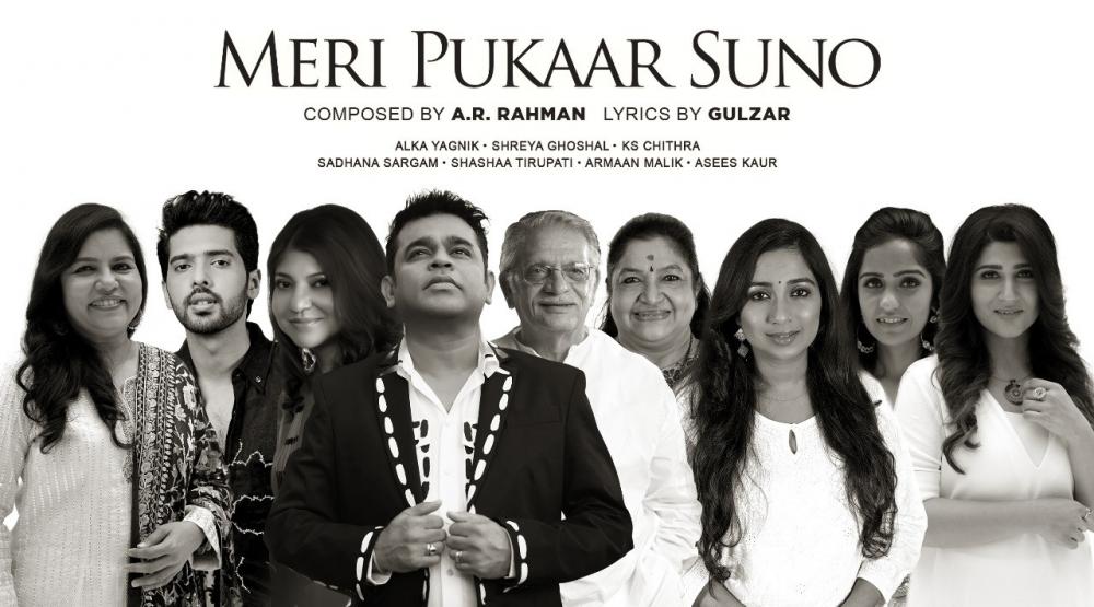 The Weekend Leader - AR Rahman, Gulzar create hope anthem 'Meri pukaar suno', sung by 7 top singers