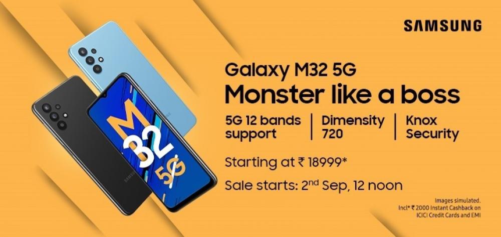 The Weekend Leader - Galaxy M32 5G with a quad rear camera setup, 5000mAh battery launched