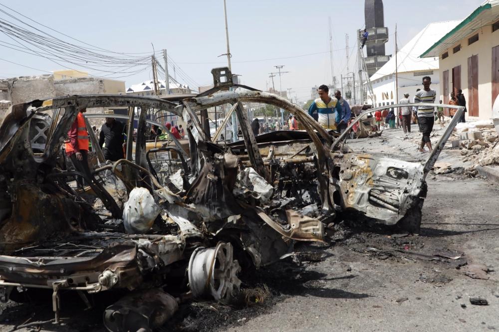 The Weekend Leader - 7 dead, 9 injured in Mogadishu suicide bombing