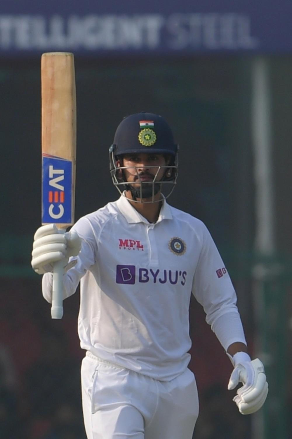 The Weekend Leader - IND v NZ, First Test: Shreyas Iyer scores maiden Test century on debut