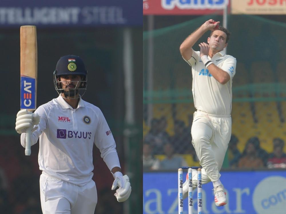 The Weekend Leader - IND v NZ, First Test: Iyer maiden hundred, Southee five-for headline first session