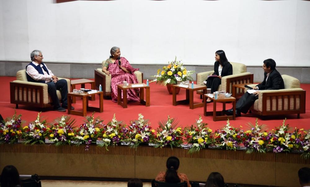The Weekend Leader - Sitharaman joins leaders of tomorrow at IIM Ahmedabad for interactive session