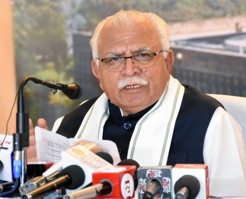 The Weekend Leader - Haryana CM thanks state's farmers for not participating in stir