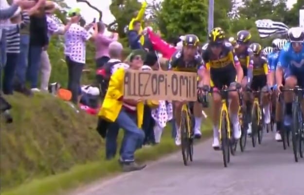 The Weekend Leader - Tour de France spectator flees France after causing crash
