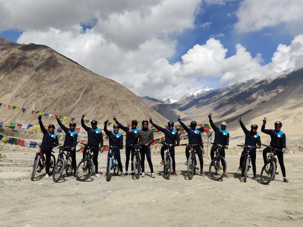 The Weekend Leader - After capturing Himalayas, ITBP bikers head towards Delhi
