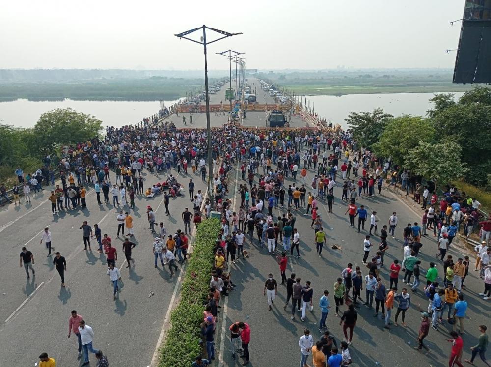 The Weekend Leader - Protesters block DND demanding justice for man who committed suicide