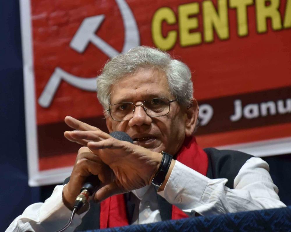 The Weekend Leader - Yechuri calls for alliance of Left, secular, democratic parties to unseat BJP