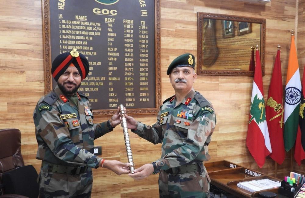 The Weekend Leader - Maj Gen SS Slaria takes over as GOC of Kilo Force