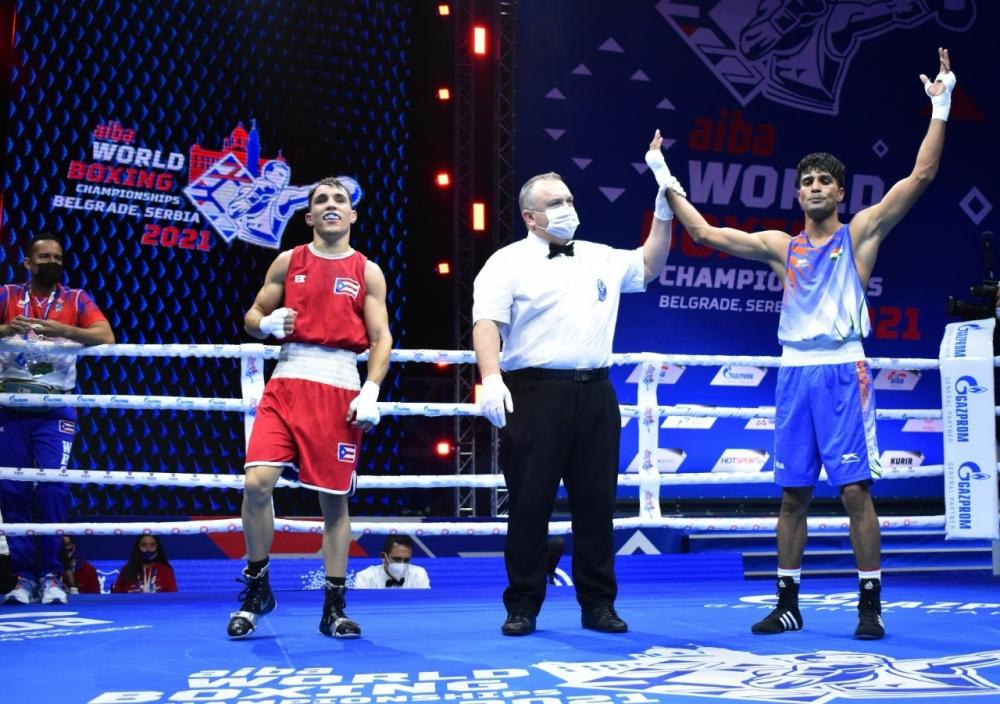 The Weekend Leader - Men's World Boxing: Akash Kumar storms into quarter-finals