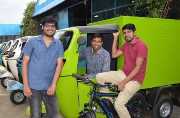 The Weekend Leader -  Success story of Gayam Motor Works (GMW auto) founders Raja Gayam, Rahul Gayam and Sri Harsha Bavirisetty