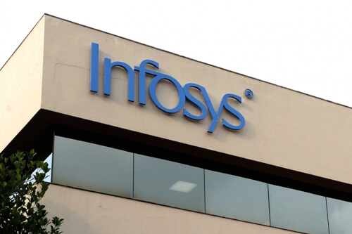 Infosys net down quarterly, up yearly