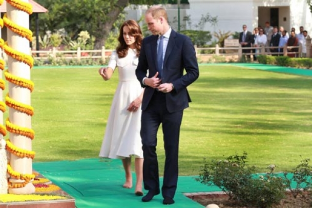 Prince William, Kate visit Gandhi Smriti, India Gate 