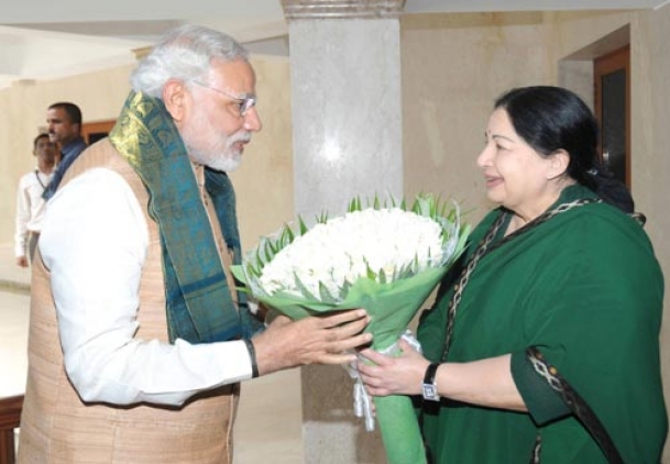 The Weekend Leader - Jaya meets Modi, rakes up Eelam, Katchatheevu