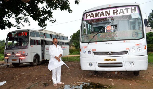 Man who was booking bus tickets is now owner of a bus company