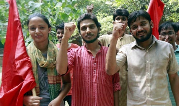 JNU Students Union leader held on sedition charge