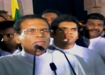 All eyes on Sirisena, as he takes the hot seat