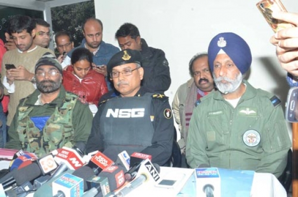 The Weekend Leader - Five terrorists killed, operation still on: NSG