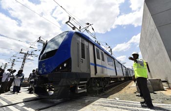 The Weekend Leader - Metro rail services launched in Chennai 
