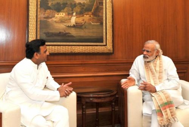 Akhilesh meets PM over drought situation 