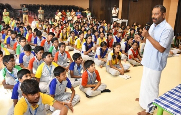 The Weekend Leader - The Weekend Leader's Be the Change program at Mahatma Montessori Schools, Madurai