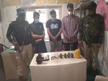 Three persons carrying arms, ammo held in J&K's Kulgam