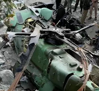 Army helicopter crashes in J&K's Kathua, no loss of life