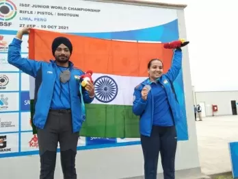 Two more gold medals for India at Jr Shooting World Championship