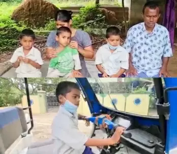 Andhra's 'little Shravan Kumar' takes social media by storm