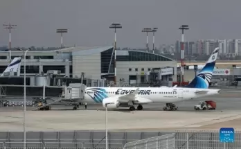 1st-ever EgyptAir flight lands at Israel airport