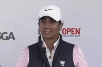 Megha Ganne storms into shared lead at US Women's Open