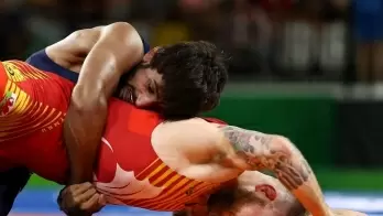 Olympics: Wrestler Bajrang Punia survives a scare, enters quarterfinals