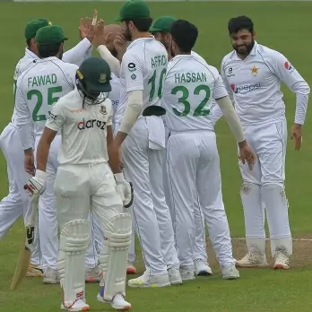 2nd Test, Day 4: Bangladesh 76/7 at stumps after Pakistan declare 1st innings at 300/4