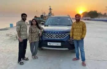 Pune Trio Creates New Record with 21,000 km 'Long Drive' Across India's Boundary