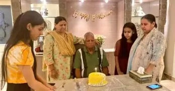 Lalu celebrates 74th birthday in Delhi, daughter Misa shares photo