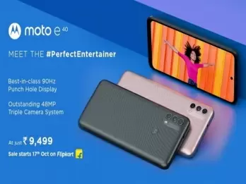 Moto E40 with 48MP camera launched in India at Rs 9,499
