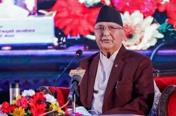Nepal PM lays foundation stone for 1st liquid oxygen plant