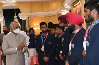 President hosts high tea for Olympians, says country proud of them