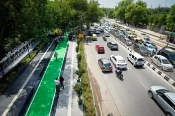 PWD starts beautifying roads in Chirag Delhi