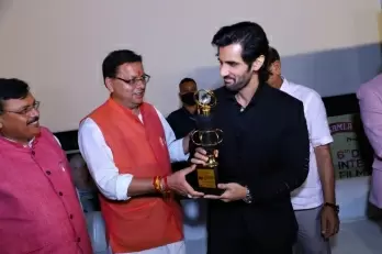 Aditya Seal receives most promising actor award at Dehradun film fest