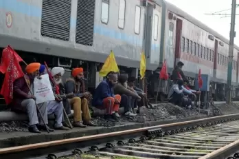 Protesters sit on rail tracks in Punjab, Haryana; commuters hit