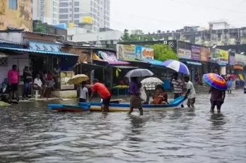 Heavy rains lash Chennai, adjoining districts