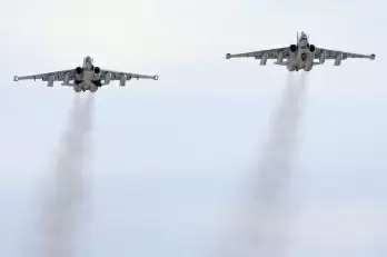 Russian fighters escort US bombers above Black Sea