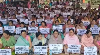 Women paraded naked: Both Meitei, Kuki women hold massive protests across Manipur