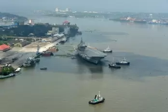 Indigenous aircraft carrier Vikrant sails out for second sea trials