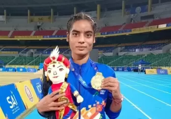 Bihar Farmer's Daughter Durga Runs Into Record Books With 1500m Gold At Khelo Games