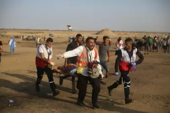 20 injured in demonstration near Gaza-Israel border